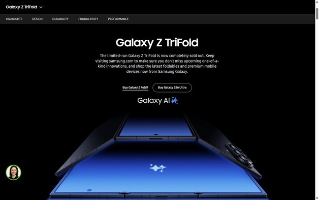 삼성 '두 번 접는 폰' 전세계 완판…이제 못 산다