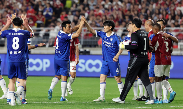 수원 삼성, OGFC 상대로 1대0 승리