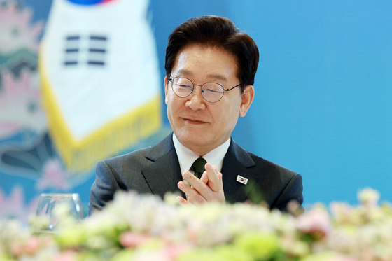 인도 동포들 만난 이재명 대통령