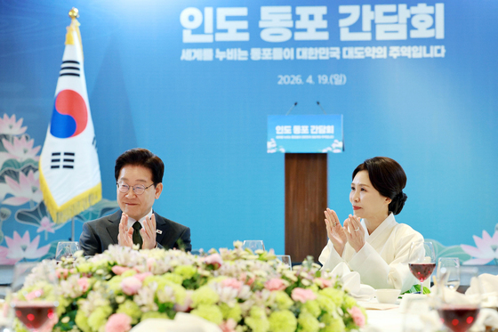 이재명 대통령, 인도 동포 만찬 간담회