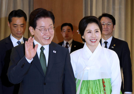 이재명 대통령 부부, 인도 동포 만찬 간담회 참석