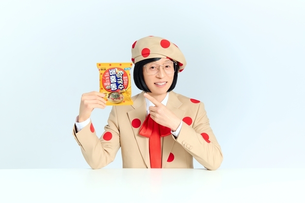 농심 배홍동 모델, 6년째 유재석…'지금은 배홍동 시대' 광고 공개