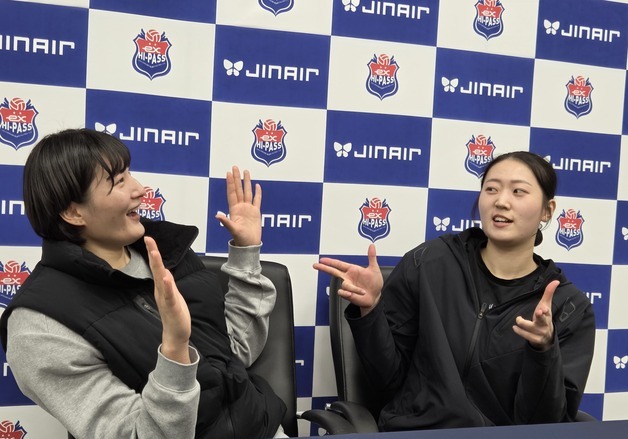 '권총 발사' 권민지의 '똘끼'…GS칼텍스 신바람의 또다른 동력