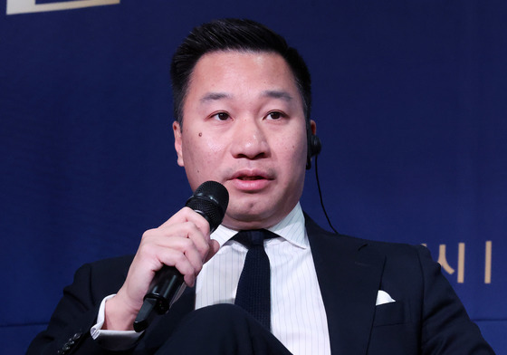 발언하는 알렉스 웡 전 美 국가안보부보좌관