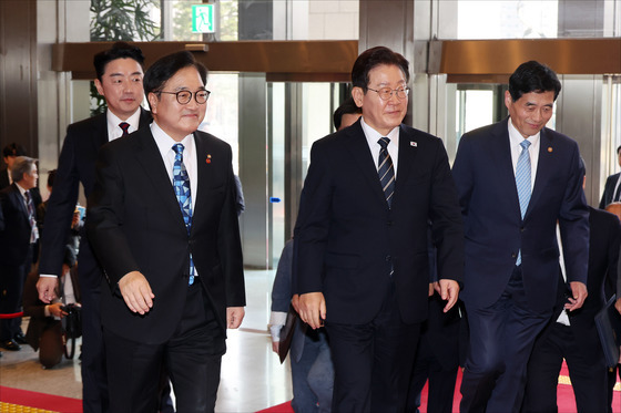 [속보] 이재명 대통령, 전쟁 추경 시정연설 위해 국회 도착