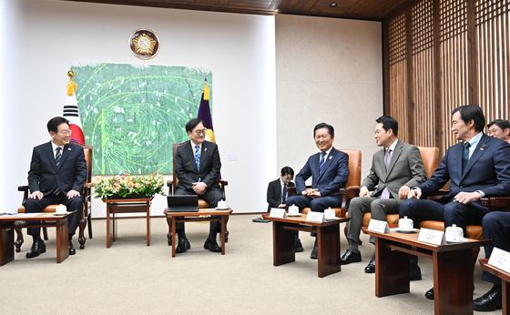 이재명 대통령, 국회 환담