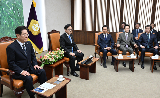이재명 대통령, 국회 환담