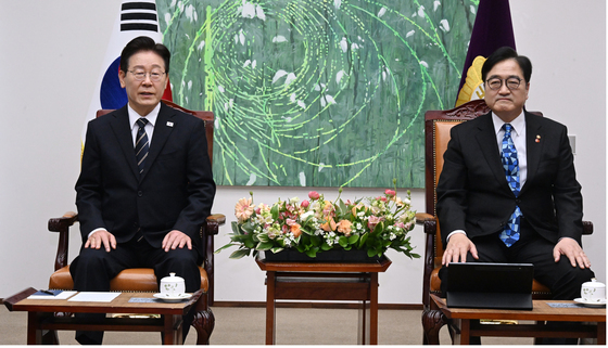 李대통령, 사전환담서 "힘 모아달라" 당부…우의장 "추경 중요성 공감"