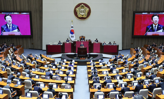 '전쟁 추경' 시정연설하는 이재명 대통령