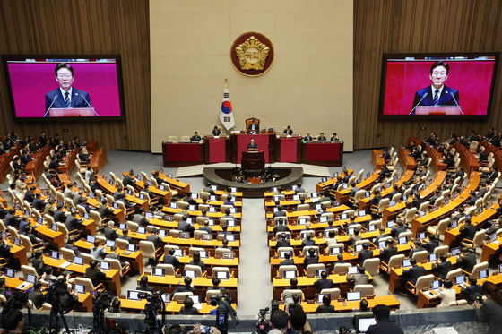 추경 시정연설하는 이재명 대통령