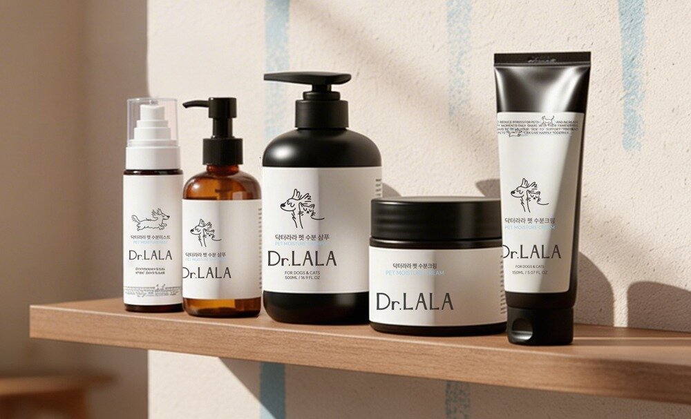 본문 이미지 - 라라동물의료원은 기업부설연구소를 통해 닥터라라 브랜드를 운영하며 샴푸, 크림, 미스트 등 피부 관련 제품을 직접 개발해 임상에 적용하고 있다(병원 제공). ⓒ 뉴스1