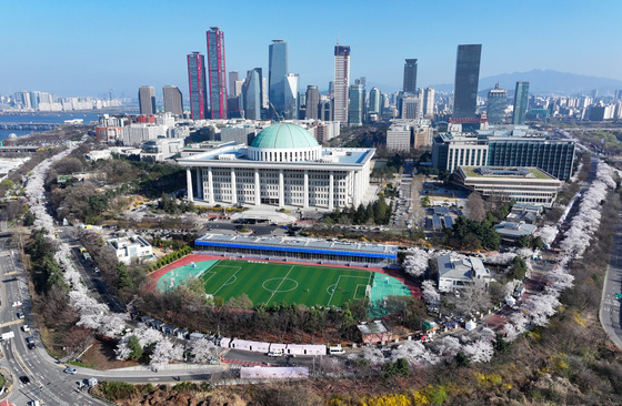 내일 '먼지 속 봄비' 최대 150㎜·서울 20㎜…강풍에 곳곳 벚꽃엔딩