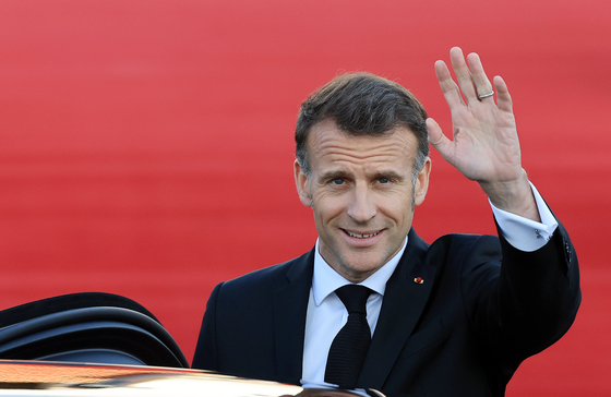 마크롱 대통령, 한국 향해 건네는 인사