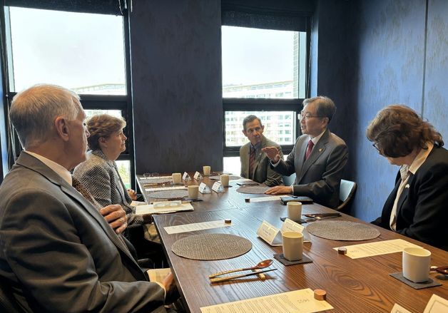 조현, 美 상원의원단 만나 "한미 팩트시트 원활한 이행" 공감