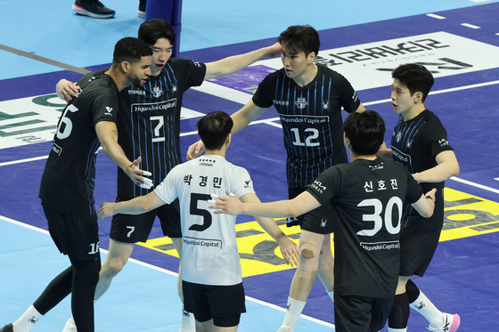 현대캐피탈 '승리 위해'