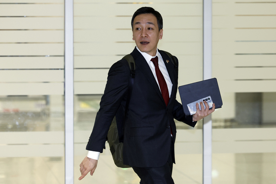 귀국하는 김민수 국민의힘 최고위원