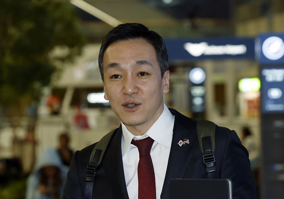 방미 동행 마치고 귀국한 김민수 최고위원