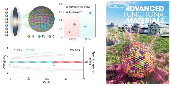 동국대, 귀금속 없이 리튬·산소 배터리 난제 해결…중엔트로피 촉매 개발