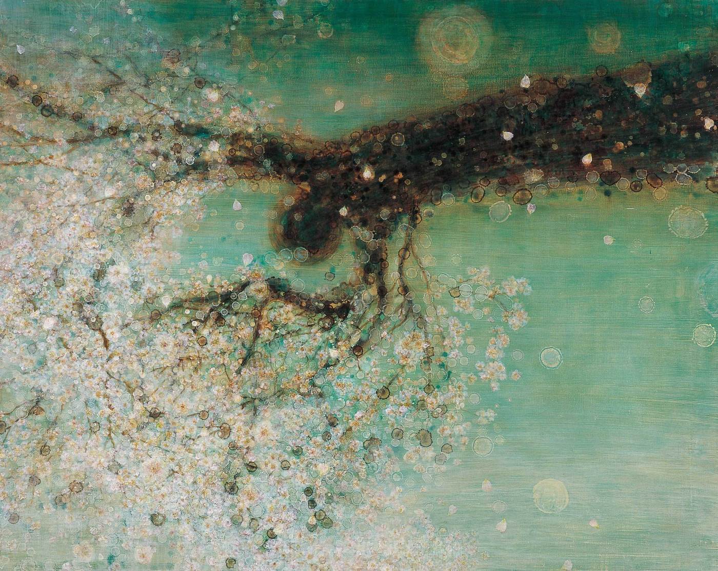 본문 이미지 - 방희영, 희생, 130.0x162.1cm, egg tempera, oil on canvas (떼아트갤러리 제공)