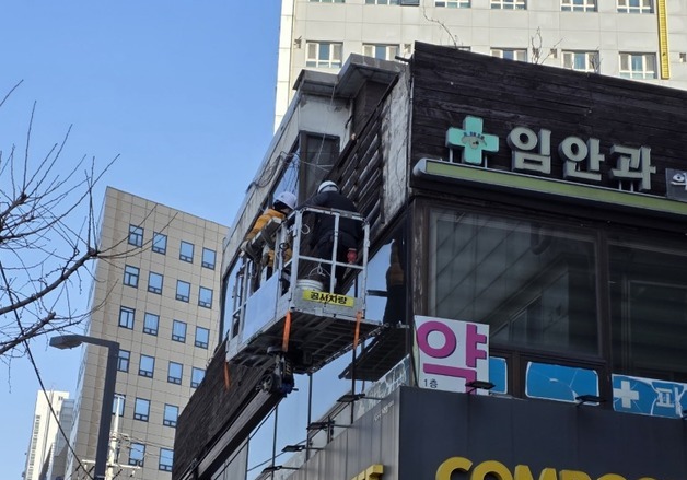 금천구, 풍수해 대비 옥외광고물 225개 안전점검