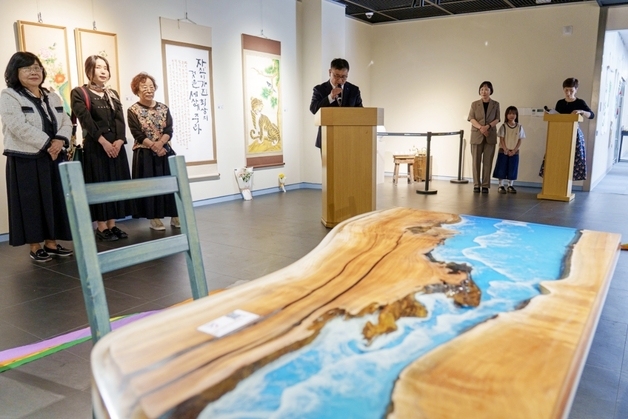 독서왕김득신문학관, 첫 번째 대관 공모 전시 개막