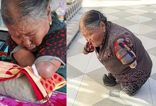팔다리 없는 '선천적 장애' 여성, 홀로 세 아이 양육…"세상에서 가장 강인"