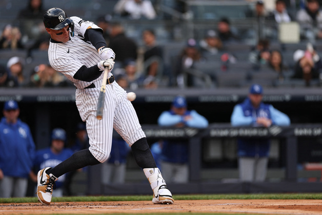 양키스 저지, 시즌 9호포…최근 8경기서 6개 몰아쳐