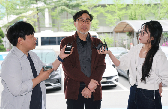 고발 취지 설명하는 김순환 사무총장