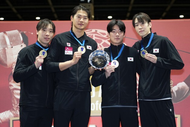 남자 사브르, 파도바 월드컵 단체전 우승…시즌 두번째 金