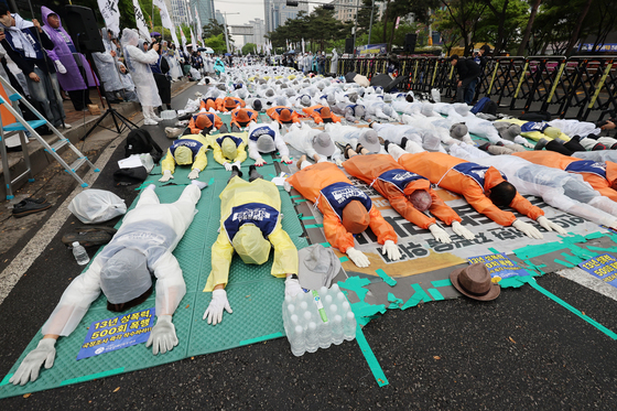 전국장애인부모연대, 오체투지