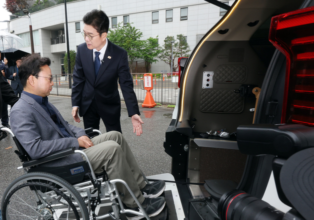 정원오 후보, 장애인콜택시 이용환경 점검