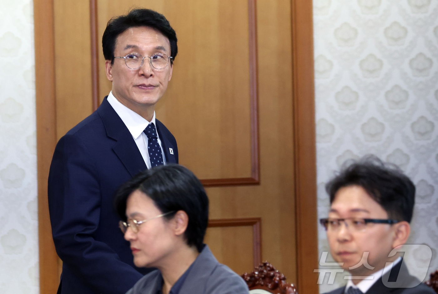 (서울=뉴스1) 김명섭 기자 = 김민석 국무총리가 20일 오후 서울 종로구 세종대로 정부서울청사에서 열린 제19차 양성평등위원회에 참석하고 있다.