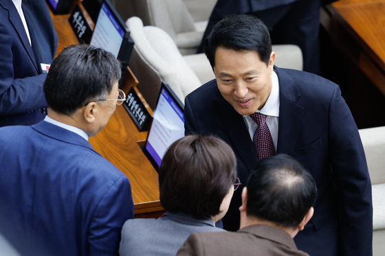 인사 나누는 오세훈 시장