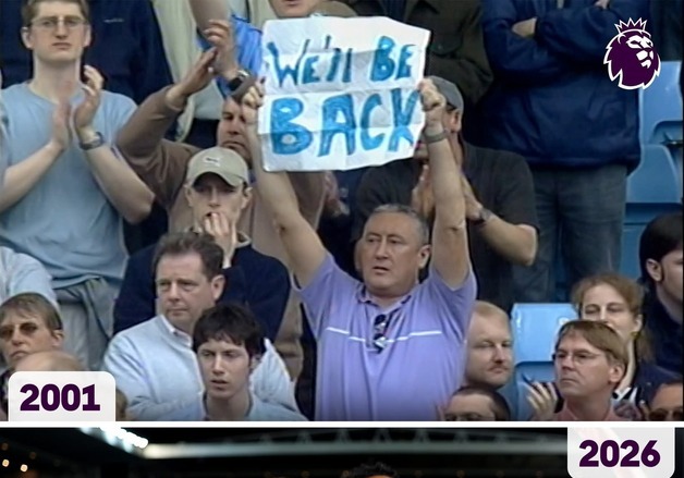 "돌아오라"는 팬 기억한 코번트리, 승격 티셔츠에 "돌아왔다" 새겨