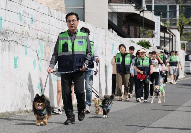 대전 동구 '펫119 반려견순찰대' 순찰·안전 교육 실시