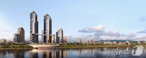 본문 이미지 - 성수전략정비구역 제1지구'(성수1지구) 주택재개발사업 조감도 (GS건설 제공) 뉴스1 ⓒ News1 