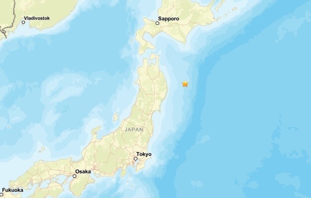 [속보] 日 산리쿠 앞바다 규모 7.4 지진…태평양 연안 쓰나미 경보