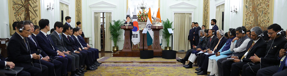 한-인도 정상 공동언론발표