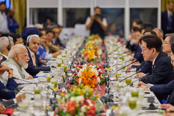 이재명 대통령, 모디 총리 주최 오찬
