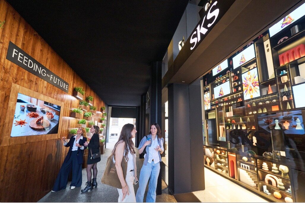 본문 이미지 - LG전자가 밀라노에서 SKS 등 초프리미엄 빌트인 가전을 전시한다.(LG전자 제공)/뉴스1