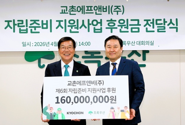 교촌에프앤비, 미래세대 '자립준비 지원사업'에 1.6억 후원