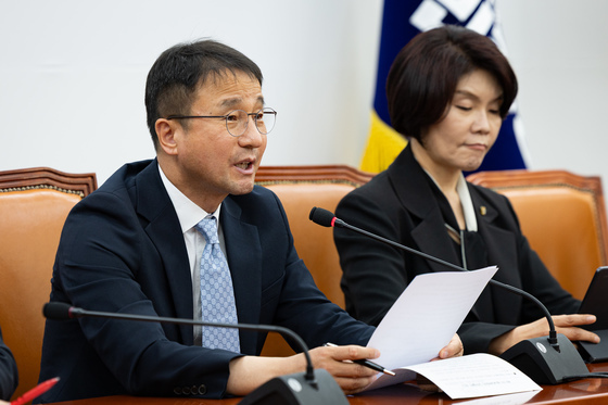 원내대책회의 주재하는 한병도 원내대표