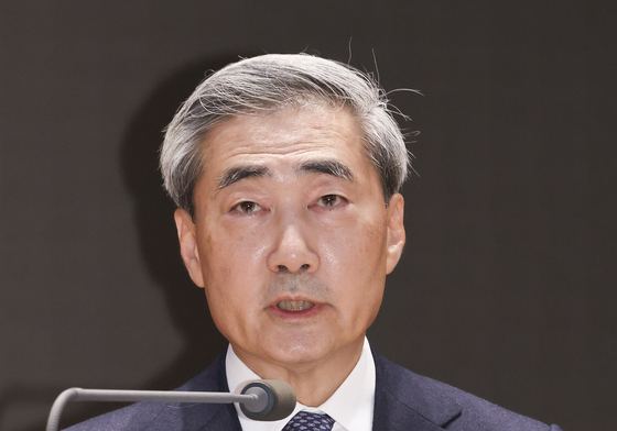 취임사 하는 신현송 신임 한은 총재