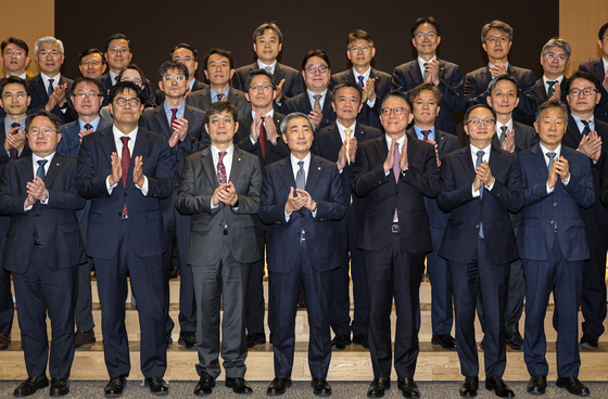 신현송 신임 한은 총재 취임식