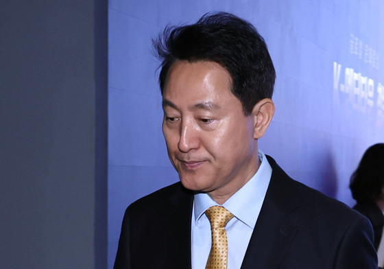 기자회견 마친 오세훈 시장