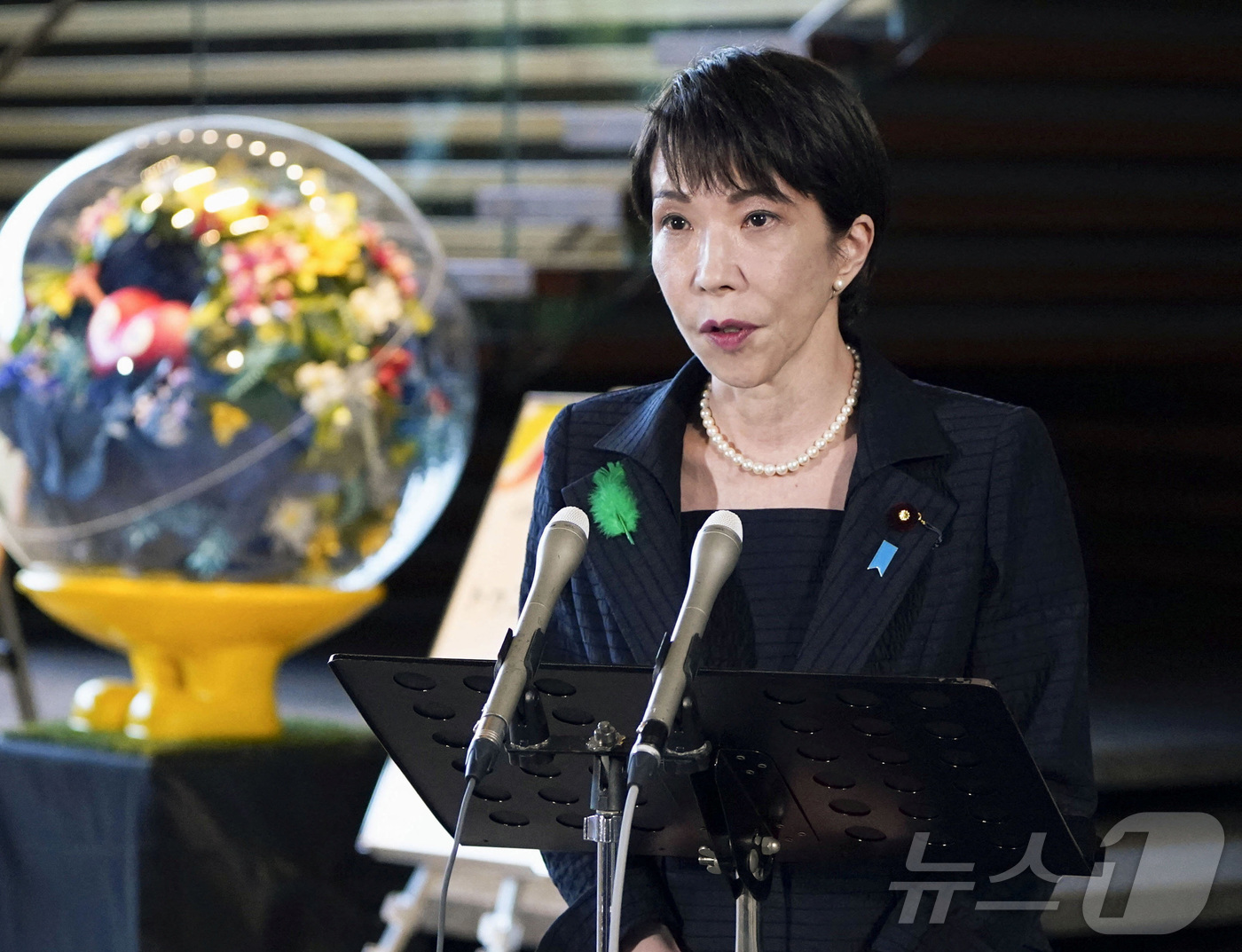 (도쿄 로이터=뉴스1) 김지완 기자 = 20일 다카이치 사나에 일본 총리가 이날 혼슈 도호쿠(東北) 지방 산리쿠 앞바다에서 발생한 규모 7.7의 강진과 관련해 기자들에게 대응 방침 …