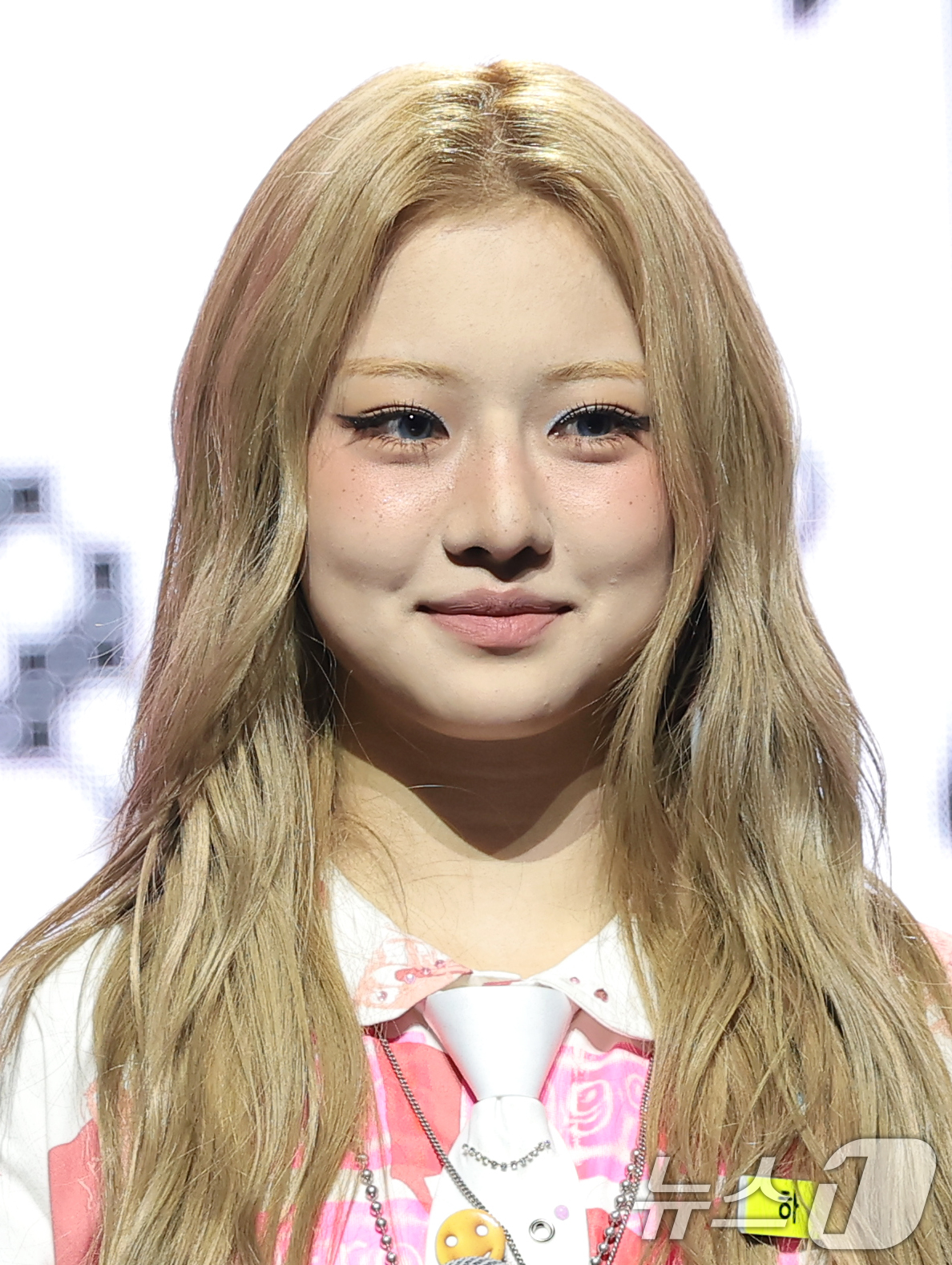 (서울=뉴스1) 권현진 기자 = 그룹 언차일드(UNCHILD)의 나하은이 21일 서울 용산구 블루스퀘어에서 가진 데뷔 싱글  '위 아 언차일드'(We Are UNCHILD) 발매 …