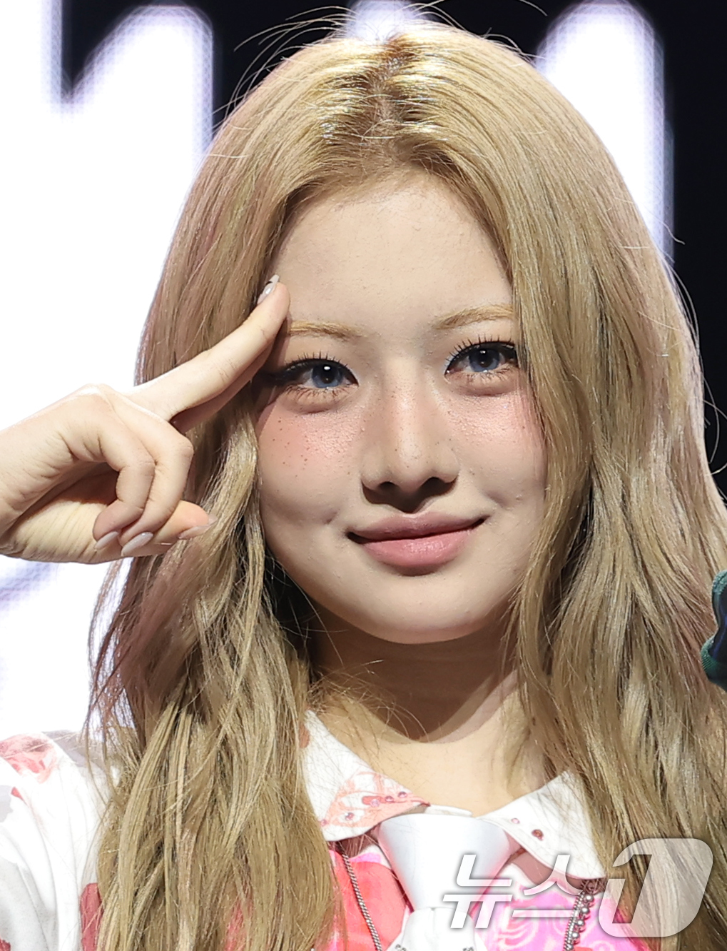 (서울=뉴스1) 권현진 기자 = 그룹 언차일드(UNCHILD)의 나하은이 21일 서울 용산구 블루스퀘어에서 가진 데뷔 싱글  '위 아 언차일드'(We Are UNCHILD) 발매 …