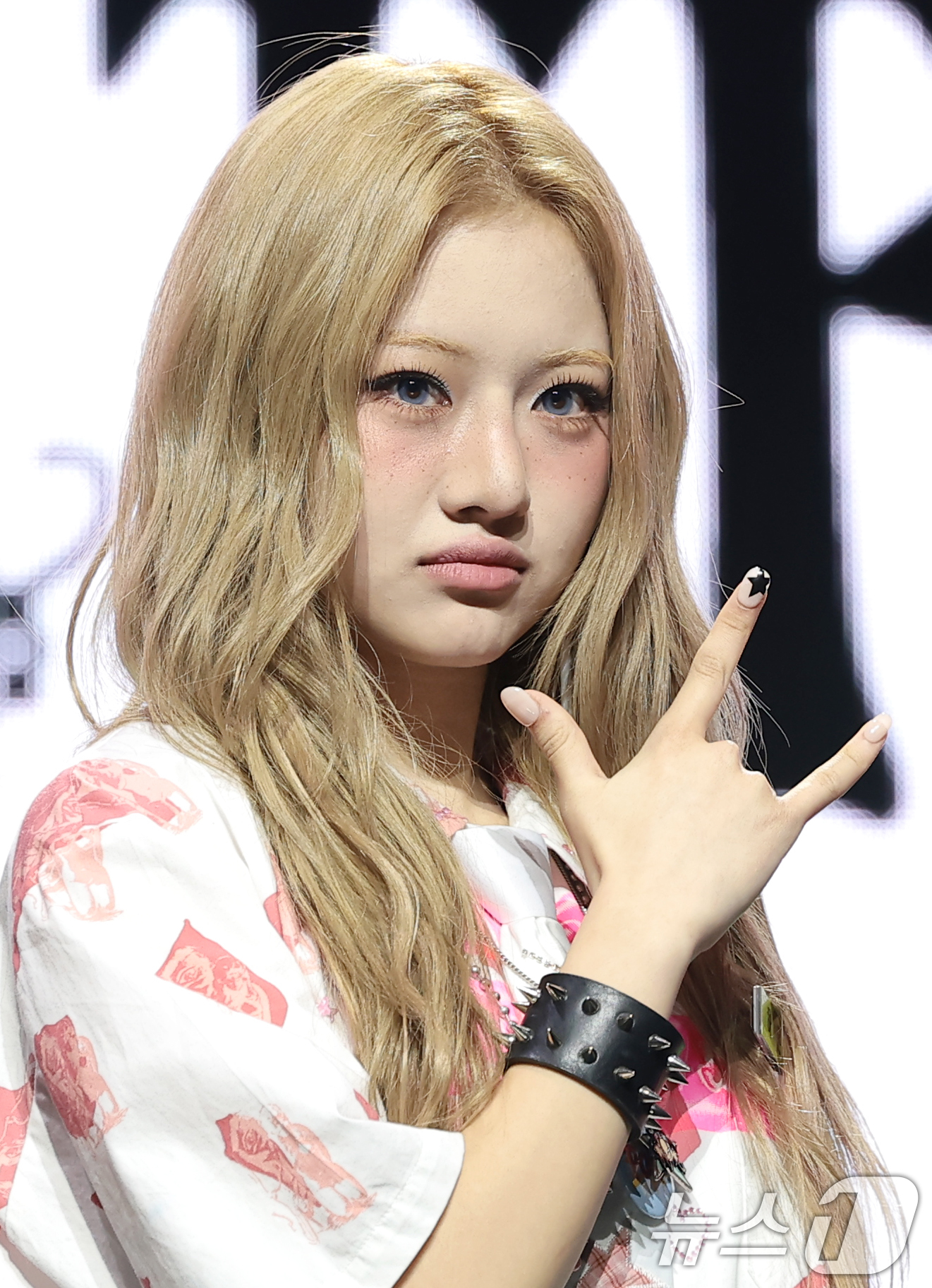 (서울=뉴스1) 권현진 기자 = 그룹 언차일드(UNCHILD)의 나하은이 21일 서울 용산구 블루스퀘어에서 가진 데뷔 싱글  '위 아 언차일드'(We Are UNCHILD) 발매 …