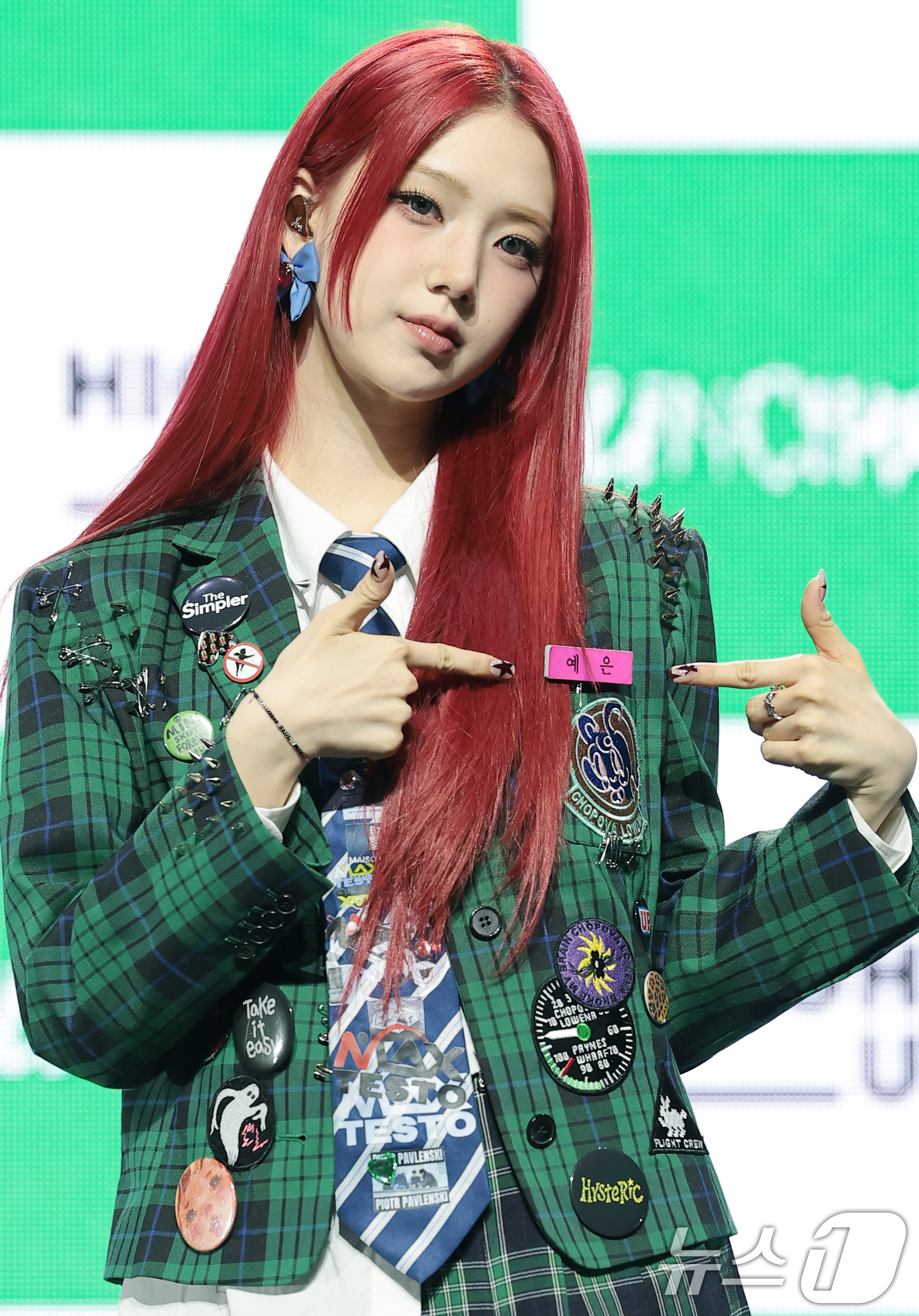 (서울=뉴스1) 권현진 기자 = 그룹 언차일드(UNCHILD)의 예은이 21일 서울 용산구 블루스퀘어에서 가진 데뷔 싱글  '위 아 언차일드'(We Are UNCHILD) 발매 쇼 …